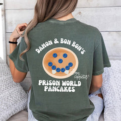 Retro Damons Pancakes Washed T-Shirt