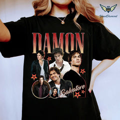 Vintage Damon Salvatore Washed T-shirt