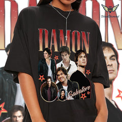 Vintage Damon Salvatore Washed T-shirt