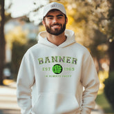 Unisex Bruce Banner Letter Printed Hoodie