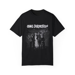 1D Retro Graphic Print Washed T-Shirt