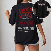KPOP DominATE Letter T-shirt Hoodie