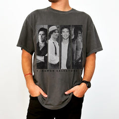 Unisex Vintage Washed Damon Salvatore Comfort T-shirt