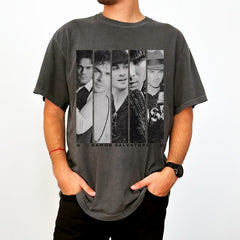 Unisex Vintage Washed Ian Somerhalder Graphic Tee