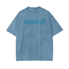Vintage Fantastic 4 Logo Washed T-Shirt