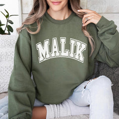 Malik Printed Sweatshirt Top