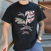 Vintage SW Battleship Pew Pew Pew Tee
