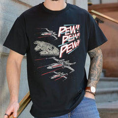 Vintage SW Battleship Pew Pew Pew Tee