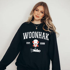 Kpop Woonhak Graphic Crew Neck SweatShirt