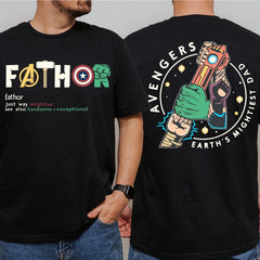 Fathor Avengers Printed Daddy T-Shirt