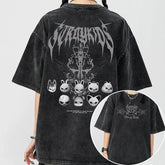Vintage Kpop Graphic Washed Loose Tee