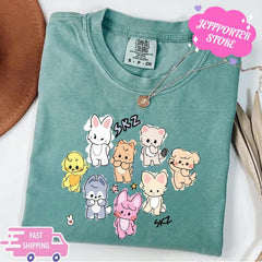 SKZ Graffiti Printed Crewneck T-Shirt