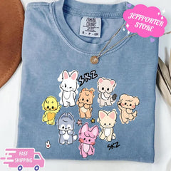 SKZ Graffiti Printed Crewneck T-Shirt