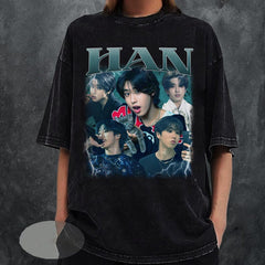 Vintage Han Graphic Cotton Washed Tee