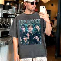Vintage Lee Know Graphic Cotton Washed T-Shirt