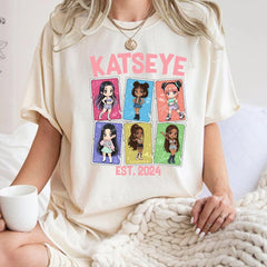 Vintage Katseye Graphic Print Tee