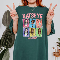 Vintage Katseye Graphic Print Tee