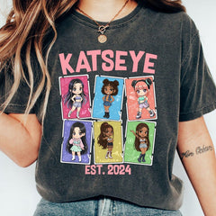 Vintage Katseye Graphic Print Tee