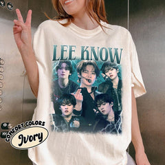 Vintage Lee Know Graphic Cotton Washed T-Shirt