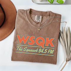 Retro WSQK The Squawk Graphic T-Shirt