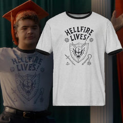 Hellfire Lives Ringer Dustin Unisex Shirt