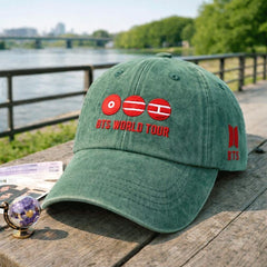 BTS World Tour Embroidered Baseball Cap
