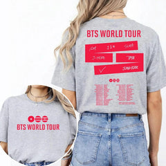 BTS World Tour 2026 LOGO T-Shirt Gift