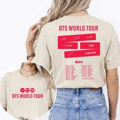 BTS World Tour 2026 LOGO T-Shirt Gift