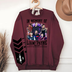 Liam Memorial Print Crewneck Sweatshirt