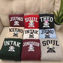 Cute P1H Duh! Print Crewneck Sweatshirt