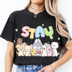 SKZ Chibi Style Crewneck T-Shirt