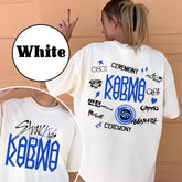 SKZ Karma Tracklist Printed Tee