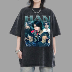 Han Graphic Cotton Crewneck Sweatshirt