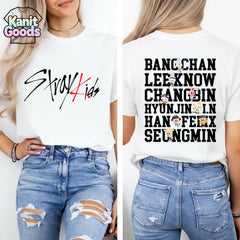SKZ Members Graphic Printed Tee