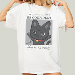 ANITEEZ Quotes Print Crewneck Sweatshirt