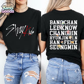 SKZ Members Graphic Printed Tee