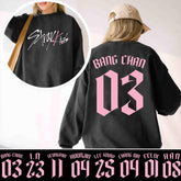 BANGCHAN HYUNJIN SEUNGMIN Crewneck Sweatshirt