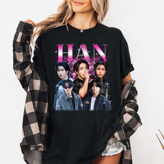 Han Collage Poster Crewneck T-Shirt