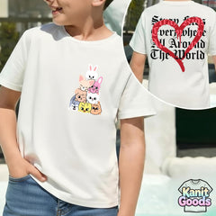 SKZ Everywhere All Around The World Graphic Printed Tee