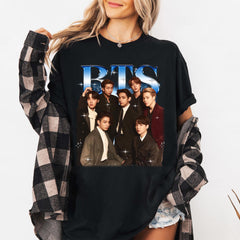 BANGTAN Collage Poster Crewneck T-Shirt