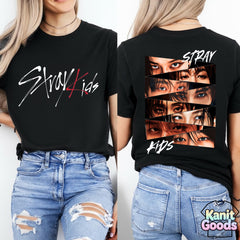 SKZ Eyes Aesthetic T-Shirt Top