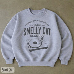 Smelly Cat Records Phoebe Crewneck Sweatshirt