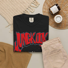Vintage Jungkook Graffiti Cotton T-Shirt