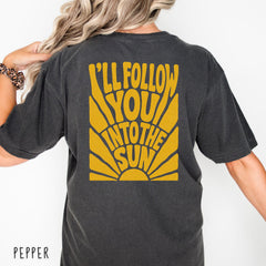 Into The Sun Printed Aesthetic T-shirt