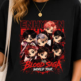 EN- Blood Saga World Tour Printed Tee