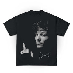 Louis Middle Finger Graphic Unisex Tee