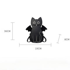 Dark Girls Cute Black Cat Backpack