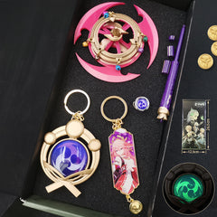 Upscale Jewelry Keychain Pendant Gift Box Set