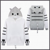 Cute Cartoon Cat Tail Cosplay Hoodie