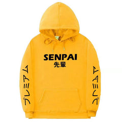 Unisex Japanese Style SENPAI Print Hoodie